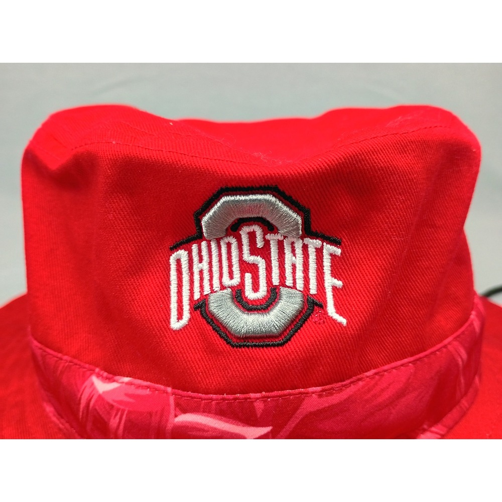 Colosseum Ohio State Buckeyes Boonie Hat Red Sun Bucket Hat Adjustable Strap